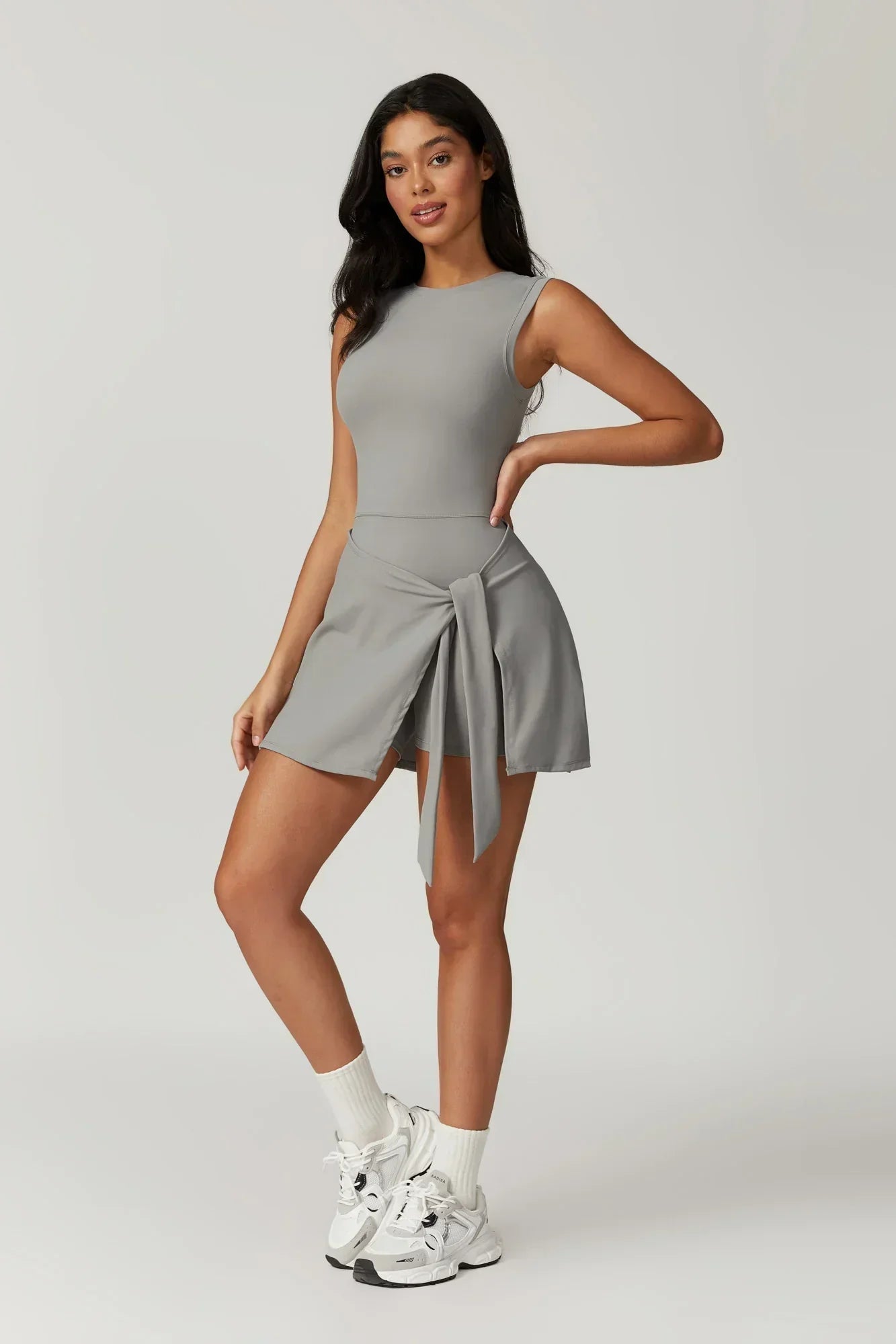 Céleste – Abito di Collo Alto con Pantalones Corti Integrados