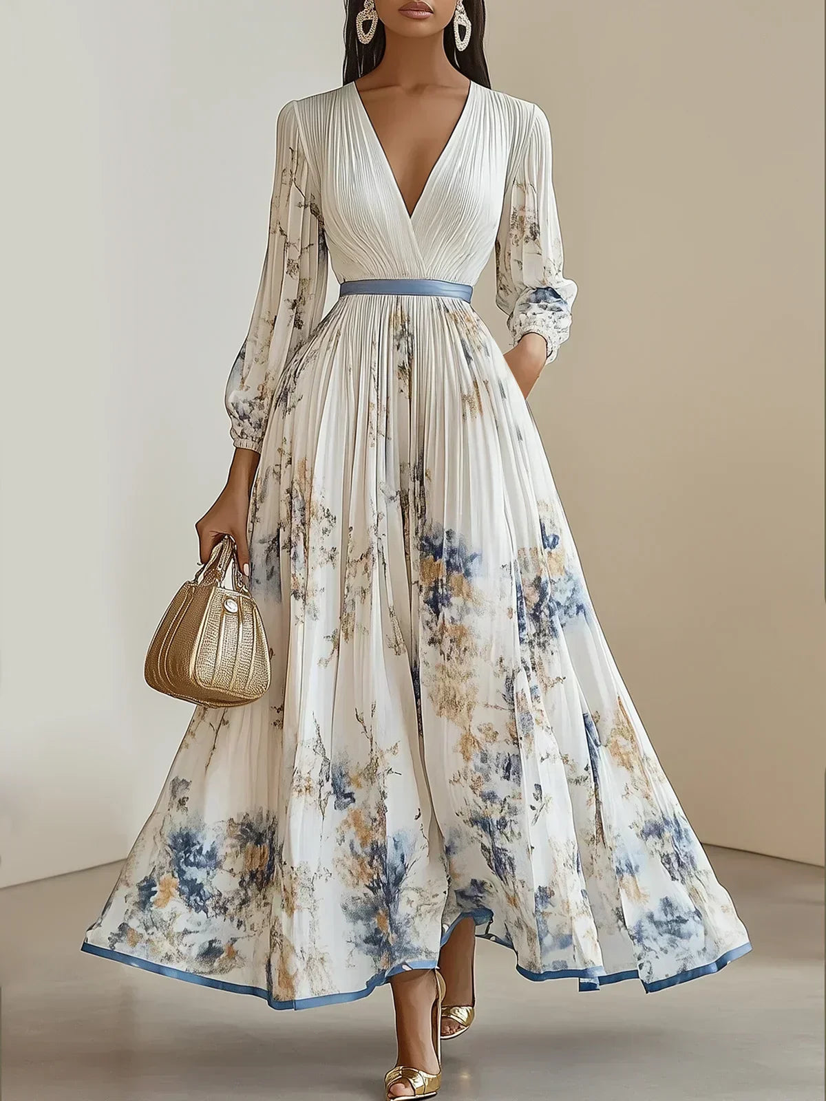 Bristol - Abito maxi Bohemio di Parches Florales