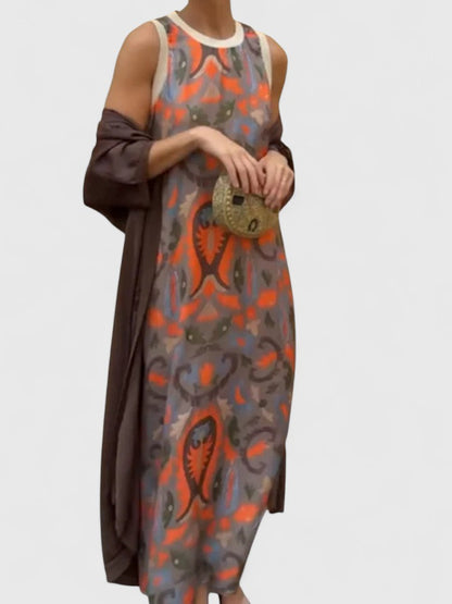 SHIELA – ABITO MAXI BOHO ELEGANTE