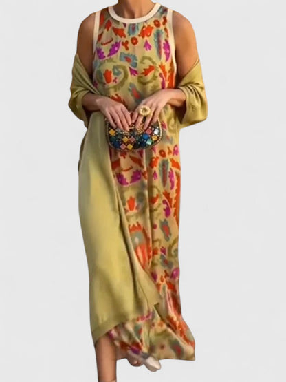 SHIELA – ABITO MAXI BOHO ELEGANTE