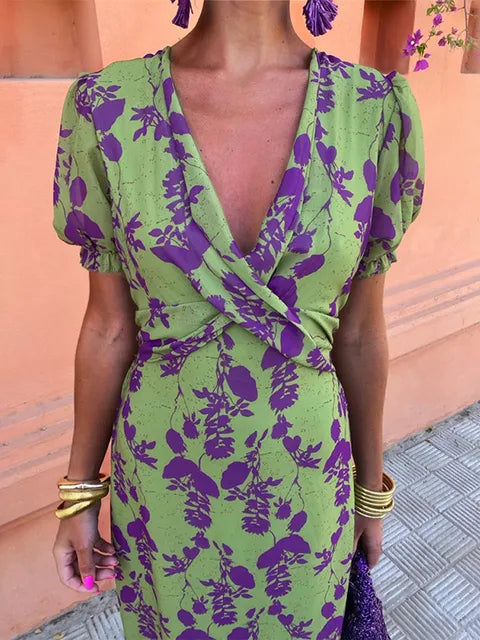 Charlotte | Bello abito impreso da donna