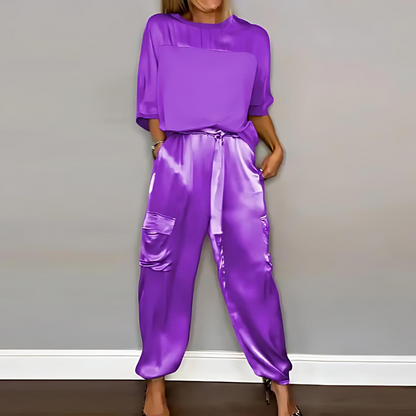 DAX – SET COMPLETO DI SETA PER UN CHIC CON NATURALEZZA