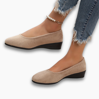 Karina - Scarpe basse di Velluto Morbida