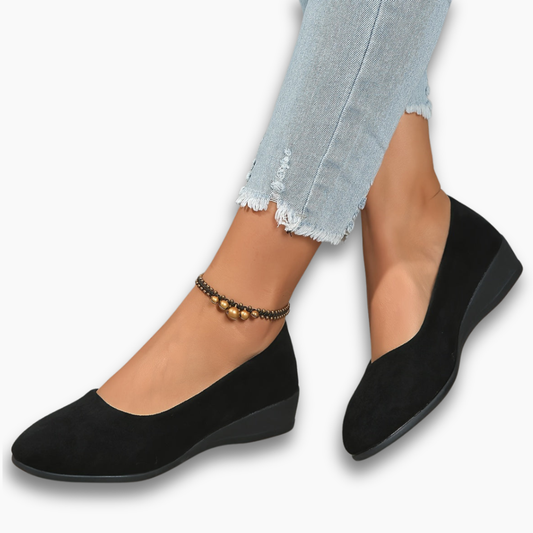 Karina - Scarpe basse di Velluto Morbida
