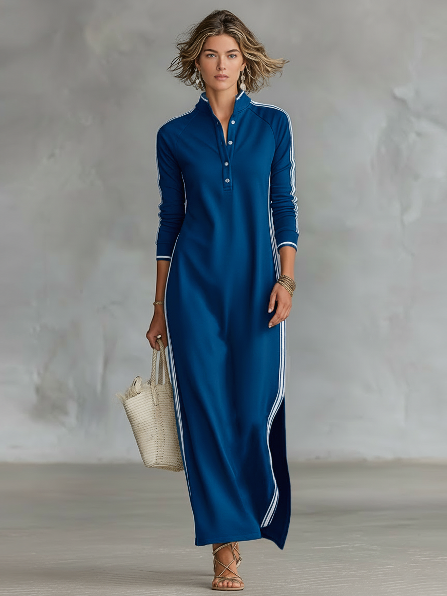 Elara | Abito maxi di Sudadera Minimalista