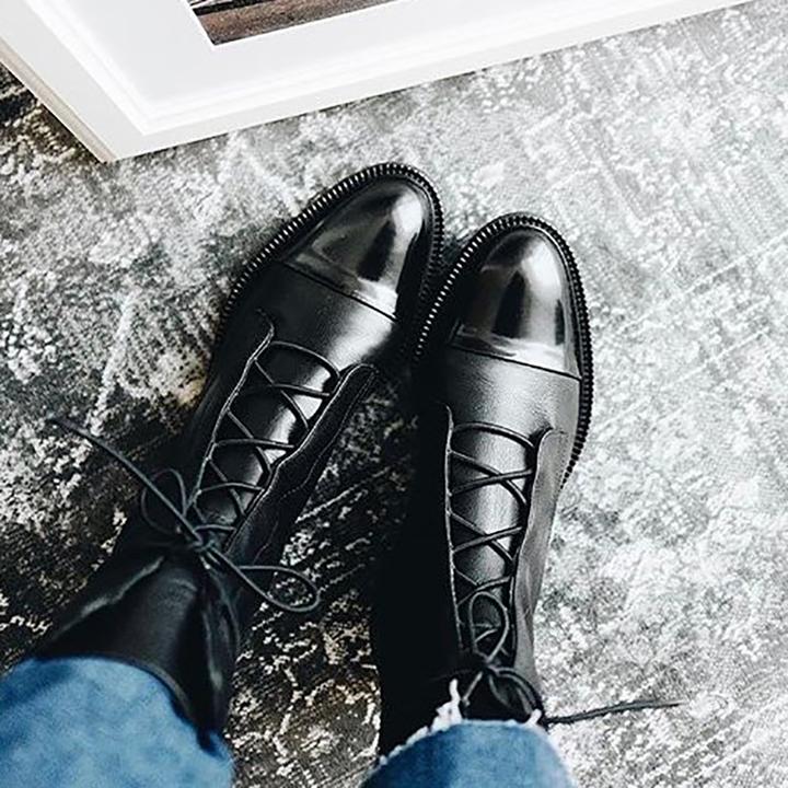 Stivali classici in pelle premium
