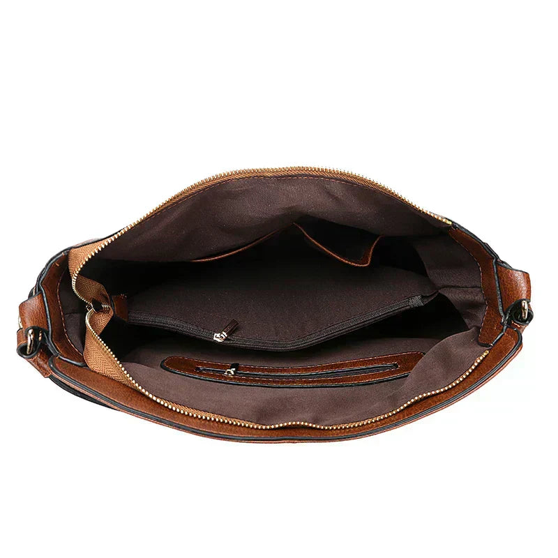 Gudborg | Borsa Elegante e Capiente per il Tutti i giorni in Nero Classico
