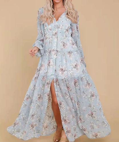 Nancy | Abito Casual Maxi di Chiffon