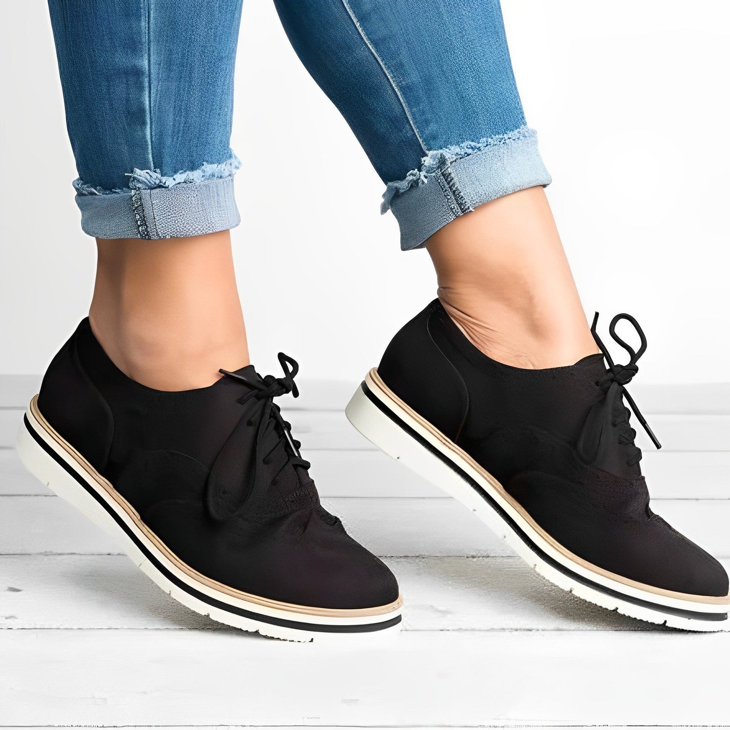 Sloane - Scarpe Oxford con Lacci e Corte