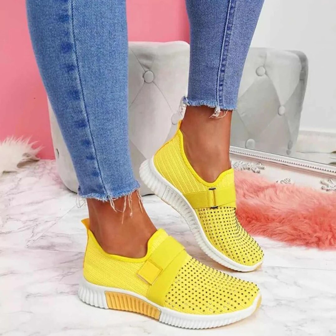 Vortex - Sneakers traspiranti con velcro e suola acolchada