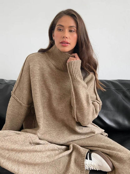 Anne - Set di Maglia con Collo alto