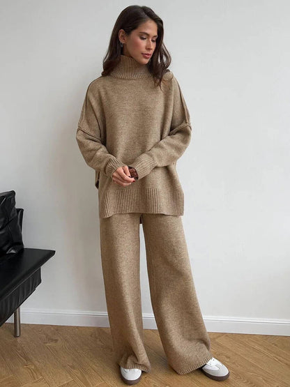 Anne - Set di Maglia con Collo alto
