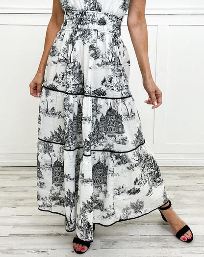 SAVANNAH – ABITO MAXI IN CAPAS DI ELEGANZA INTEMPERAL