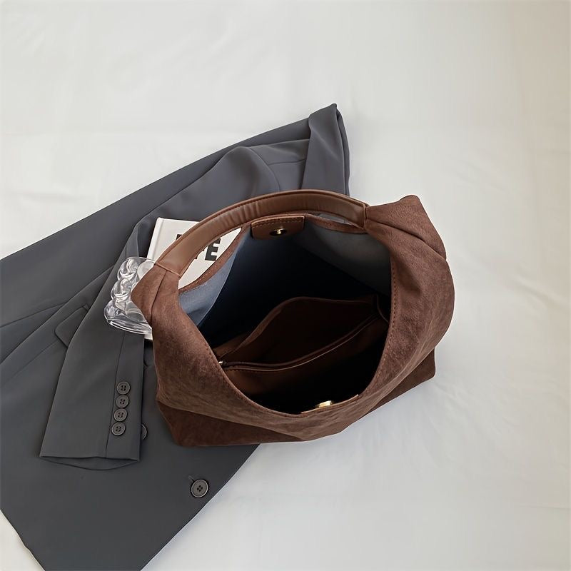 Jada | Borsa tote di Camoscio