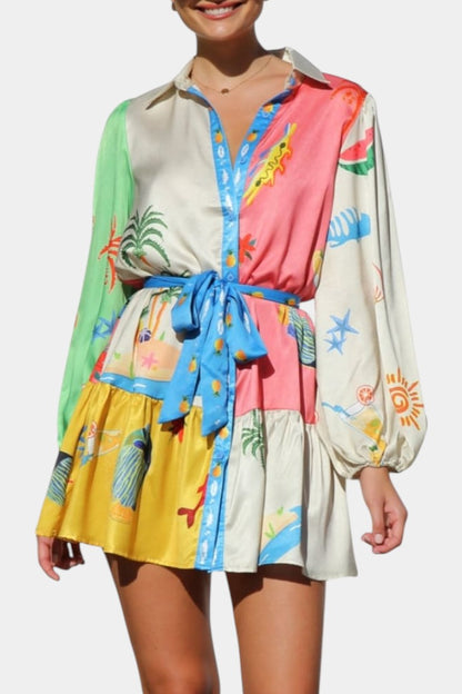 Fallon Abito mini Stampato Multi-Colore