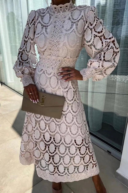 Amy | Abito in pizzo Elegante