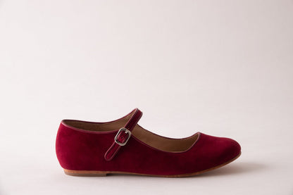 Elena – Mules Mary Jane in camoscio