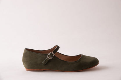 Giulia – Mules Mary Jane in camoscio