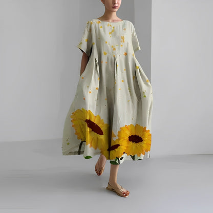 Adelia - Abito floreale boho