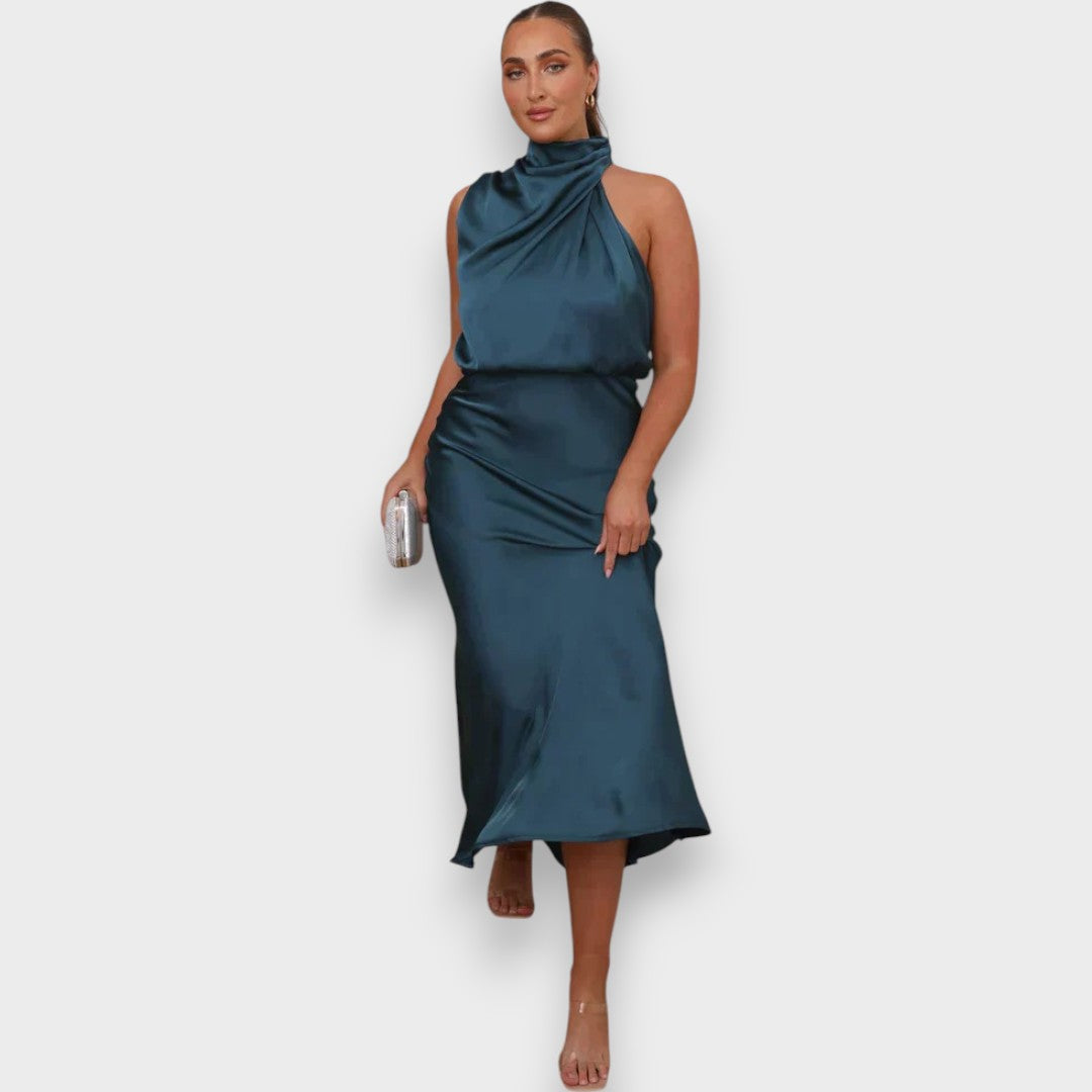 Leonita - Abito elegante di tessuto premium
