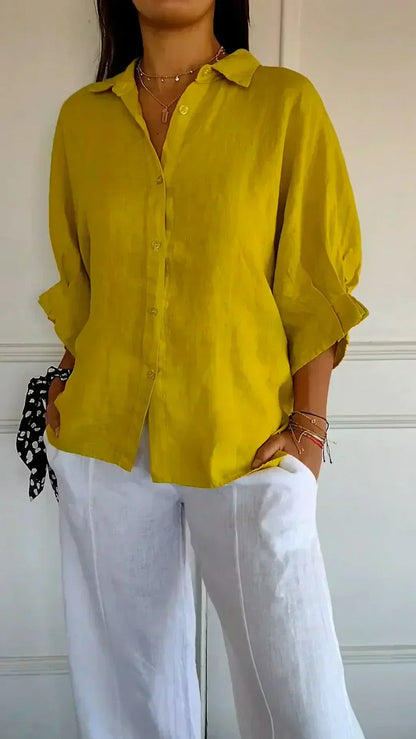 Bonnie – Camicia di Bottoni Rilassata