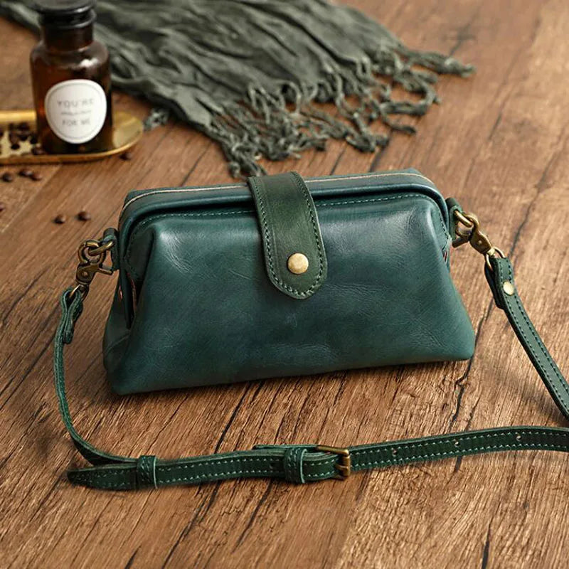 Herdis | Borsa Classica e compatta in calda tonalità cognac