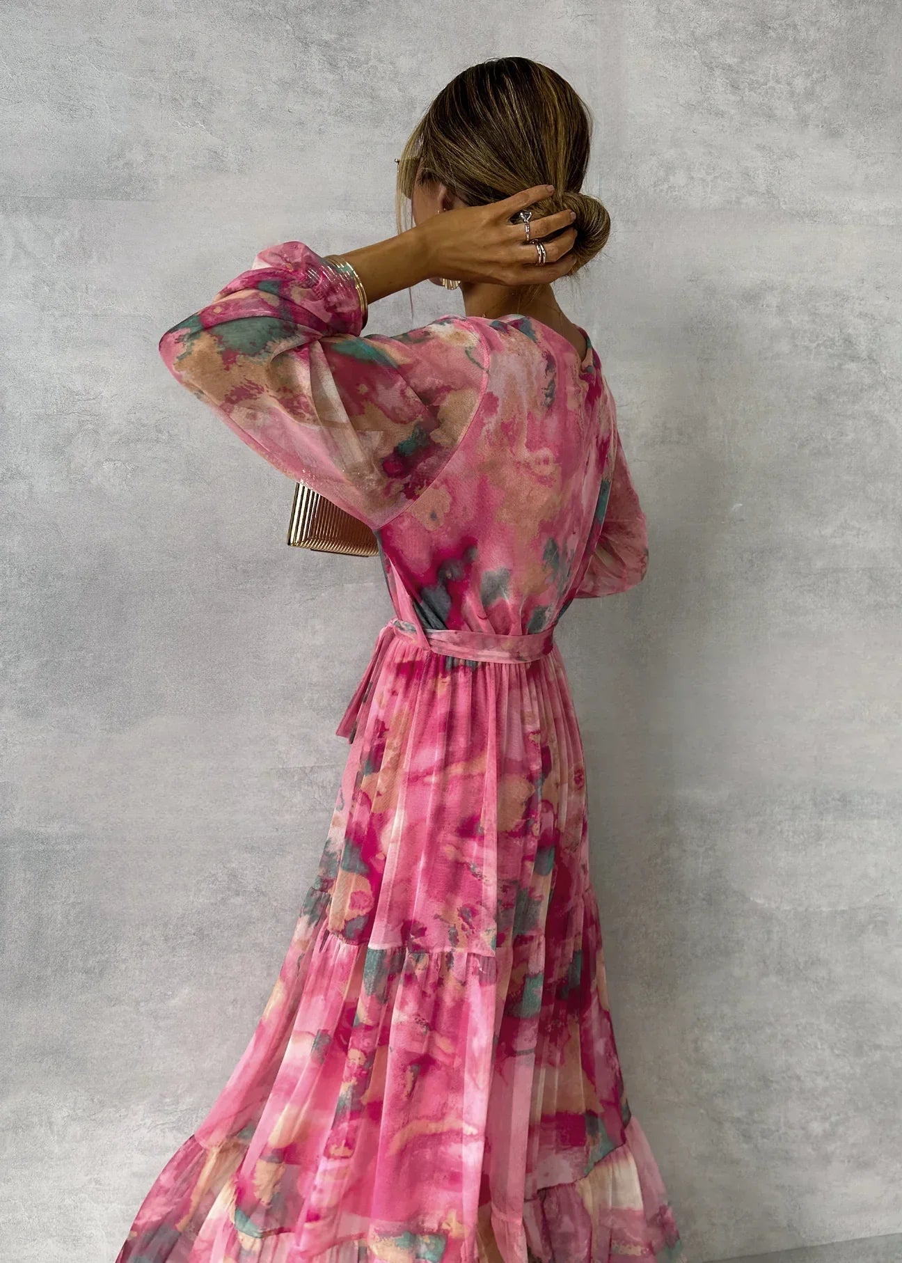Hazel™ | Abito cruzado con stampa floreale