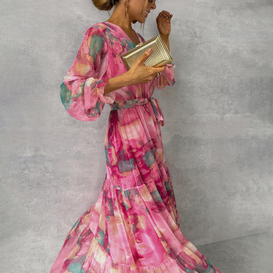 Meli | Abito a portafoglio con Stampato floreale