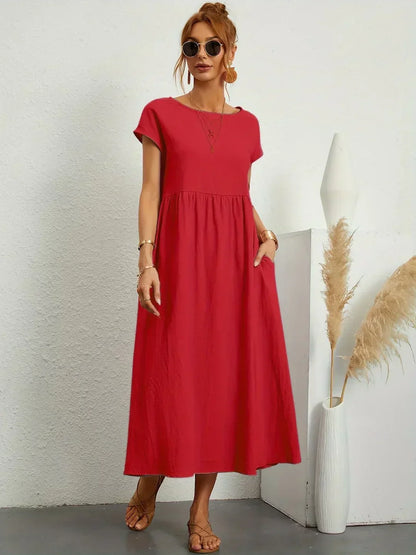 Gabrielle™ — Abito midi fluido eleganza senza tempo