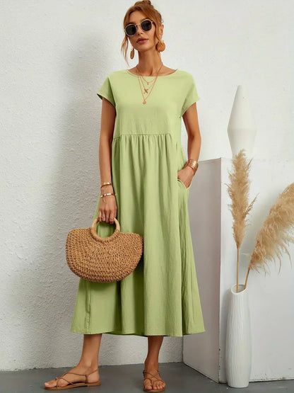Gabrielle™ | Abito midi Fluido Elegante e Senza tempo