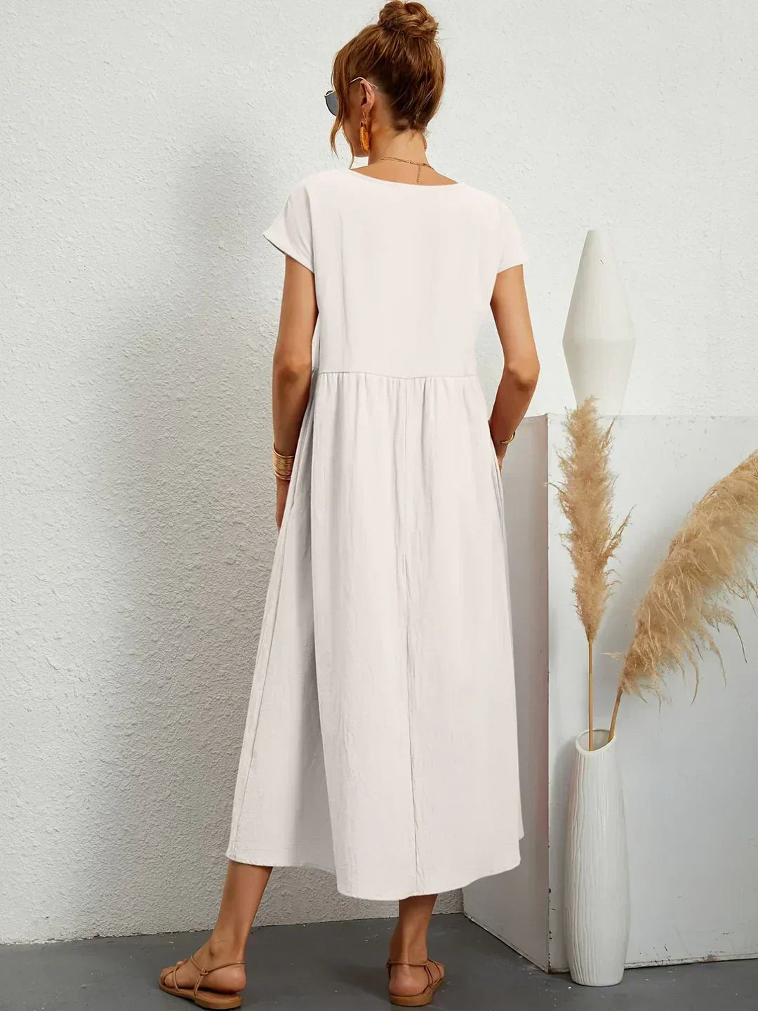 Gabrielle™ | Abito midi Fluido Elegante e Senza tempo