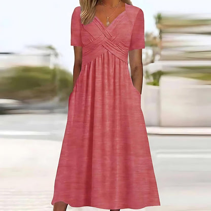 Carmen™ | Abito midi con Copertura di Pancia