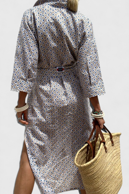 Sherlyn Abito chemisier di Righe con stile Senza tempo