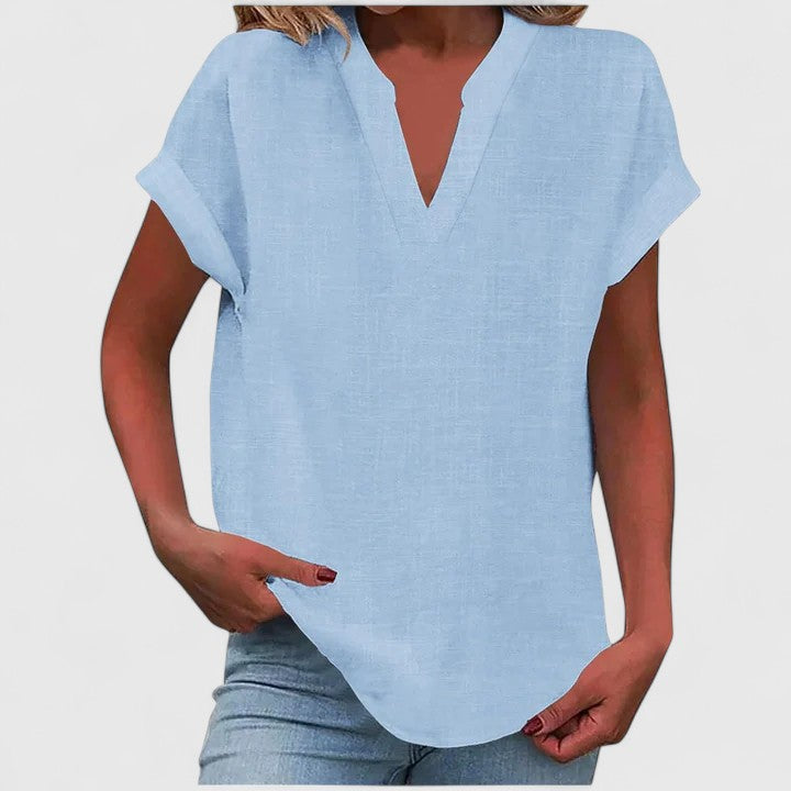 Xavinah | Blusa V-Collo Comoda
