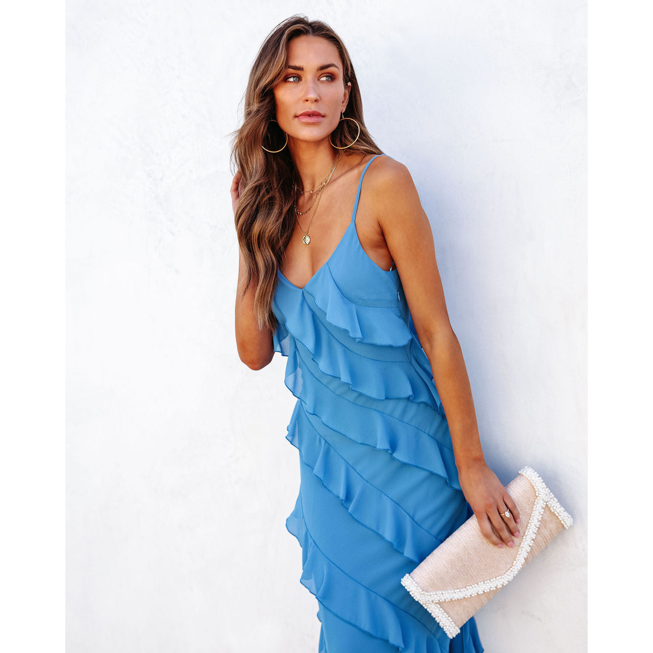Adrienne – Abito Elegante con Volant
