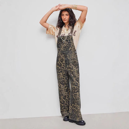 NYELISSE – TUTA AMPIO DI LEOPARDO RETRÒ