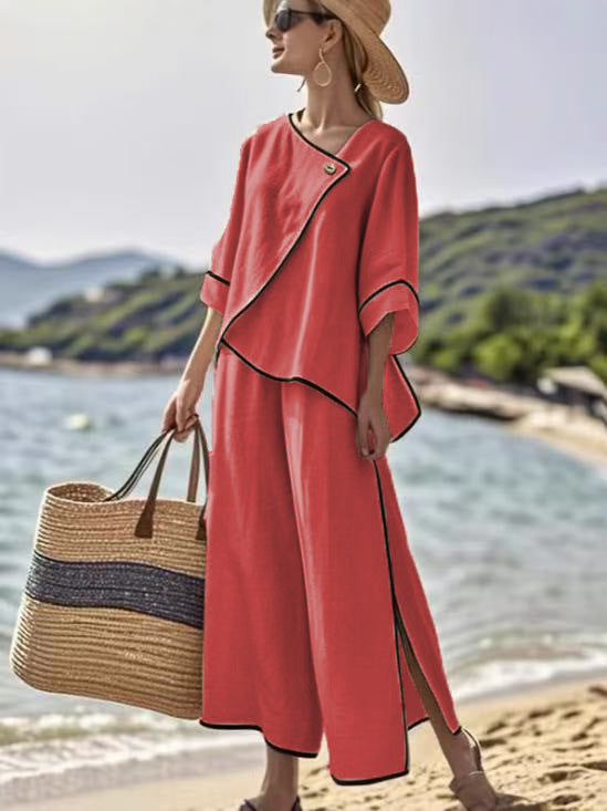 Set boho in lino chic