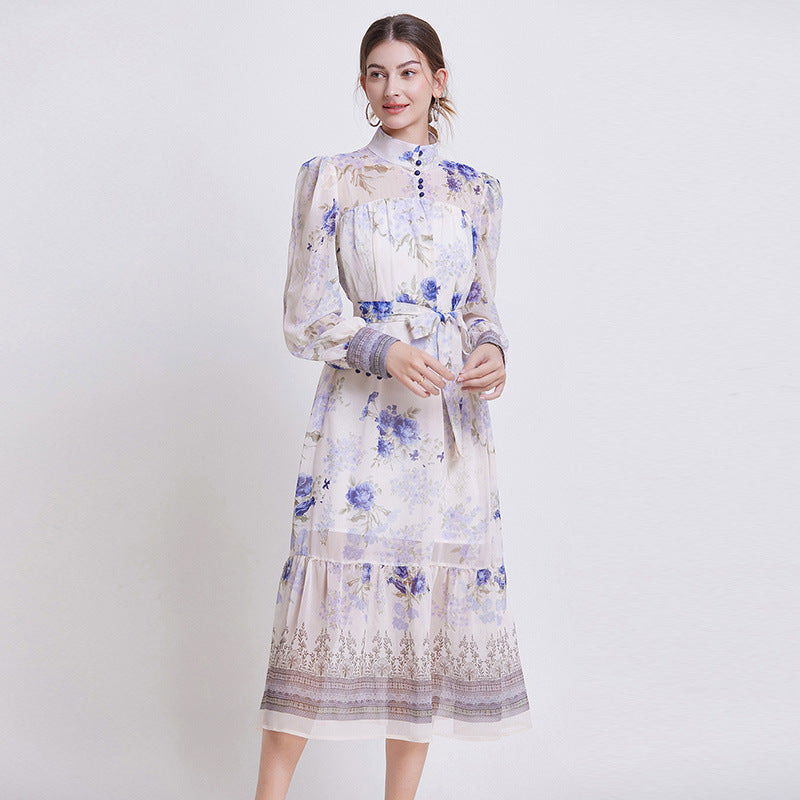 Sarah | Abito elegante di Chifón Floreale