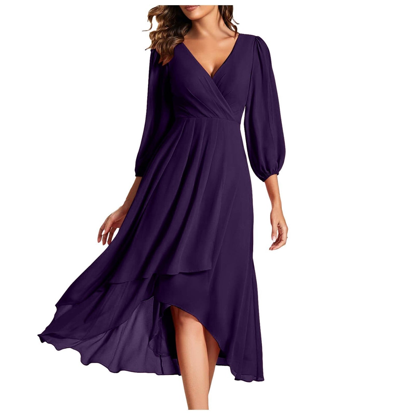 Linda – Abito elegante con scollo a V