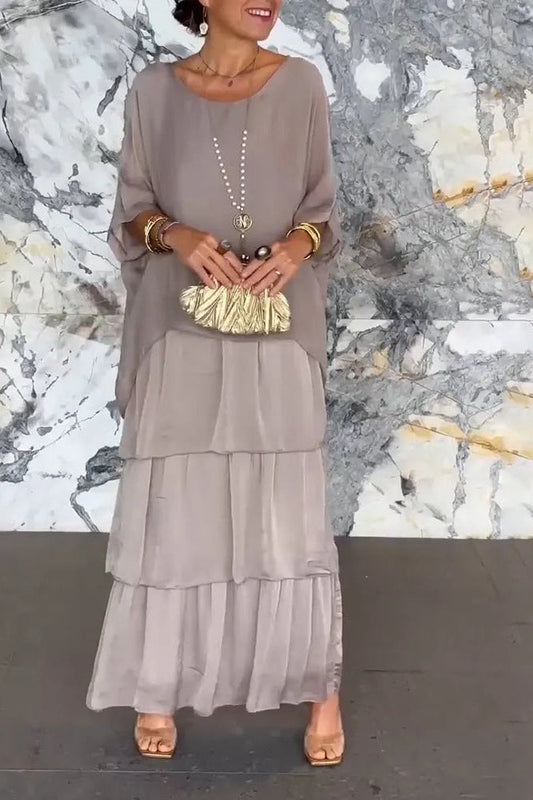 Abito Mantella Nora - Grigio