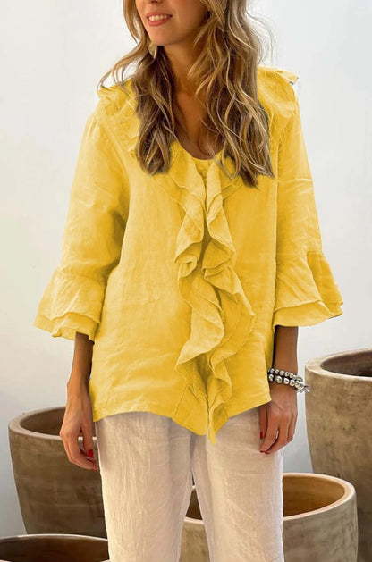 Primula – Blusa Tunica con Volant