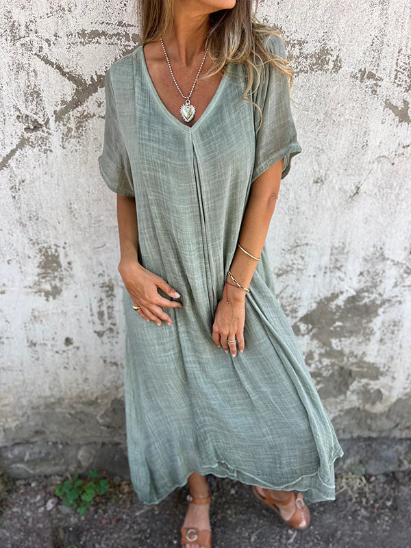 LILIA – ABITO MAXI CASUAL E ELEGANTE DI PRIMAVERA