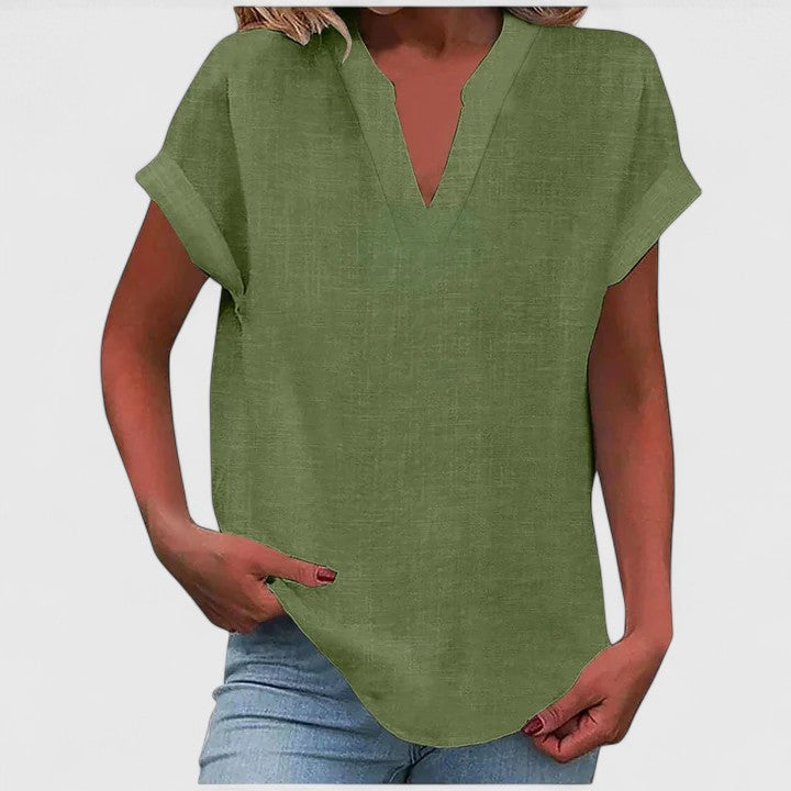 Xavinah | Blusa V-Collo Comoda