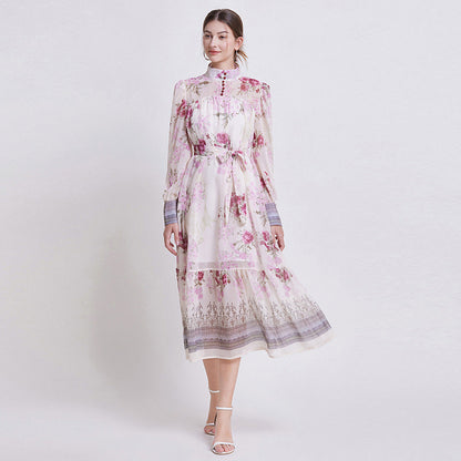 Sarah | Abito elegante di Chifón Floreale