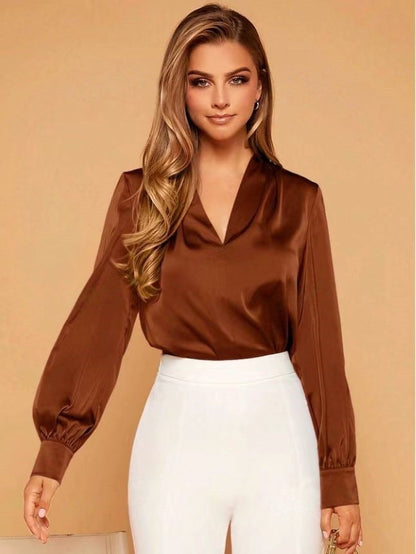 BLUSA IN SÁTEN CASUAL EMILIE I
