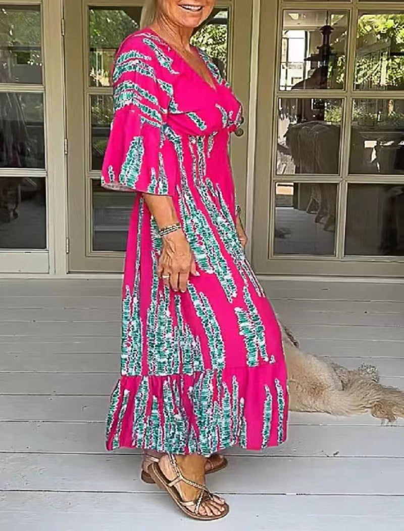 MAELIE – ABITO ESTIVO CON STAMPA TIE-DYE