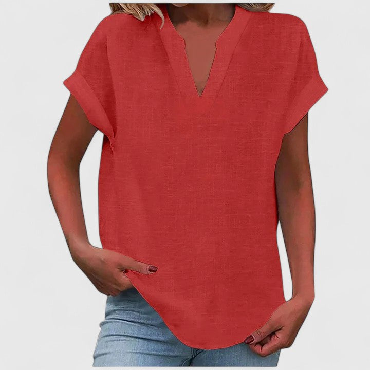 Xavinah | Blusa Comfortevole in V