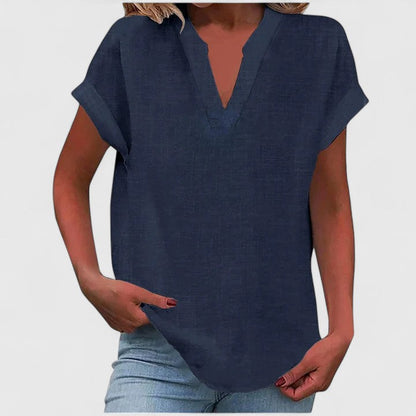 Xavinah | Blusa V-Collo Comoda