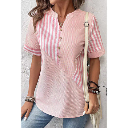 Abby – Blusa a Righe con bottoni