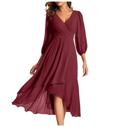 Linda – Abito elegante con scollo a V